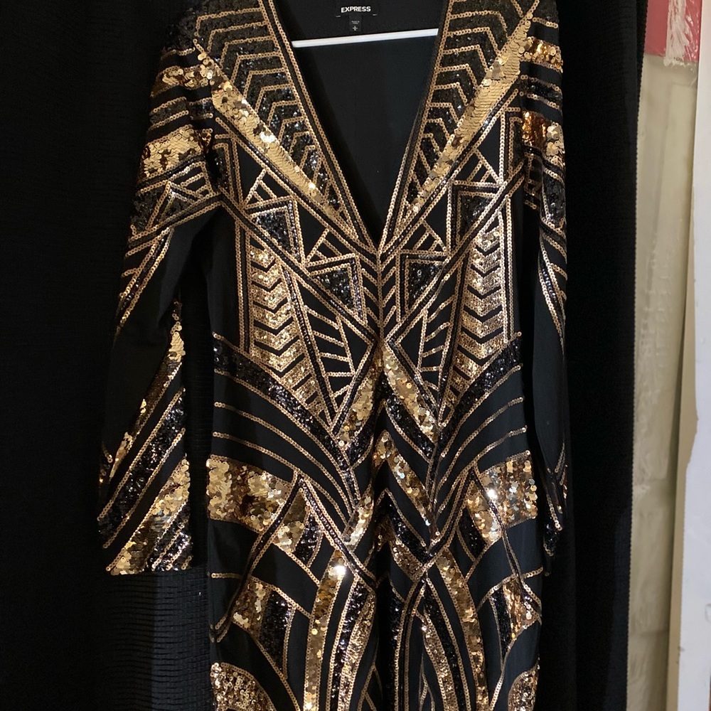Express sparkly party dress